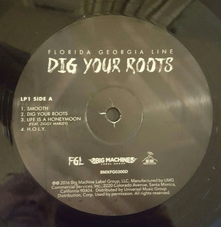 Florida Georgia Line : Dig Your Roots (LP,Album)