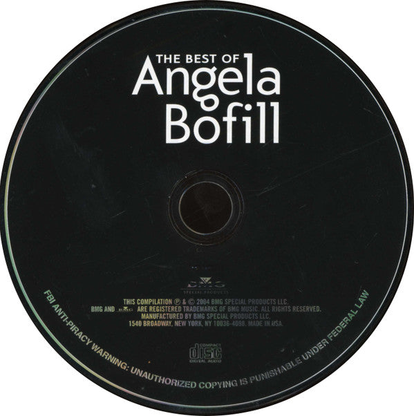 Angela Bofill : The Best Of Angela Bofill (CD, Comp)