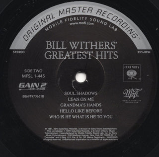 Bill Withers : Bill Withers' Greatest Hits (LP,Compilation,Limited Edition,Numbered,Reissue,Remastered,Special Edition)