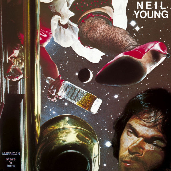 Neil Young : American Stars 'N Bars (LP, Album, RE, RM)