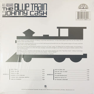 Johnny Cash : All Aboard The Blue Train (LP, Album, Comp, RE)