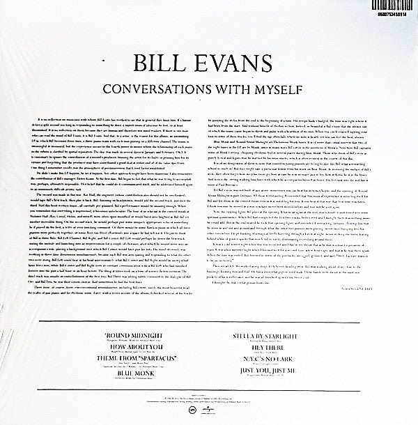 Bill Evans : Conversations With Myself (LP,Album,Reissue,Repress)