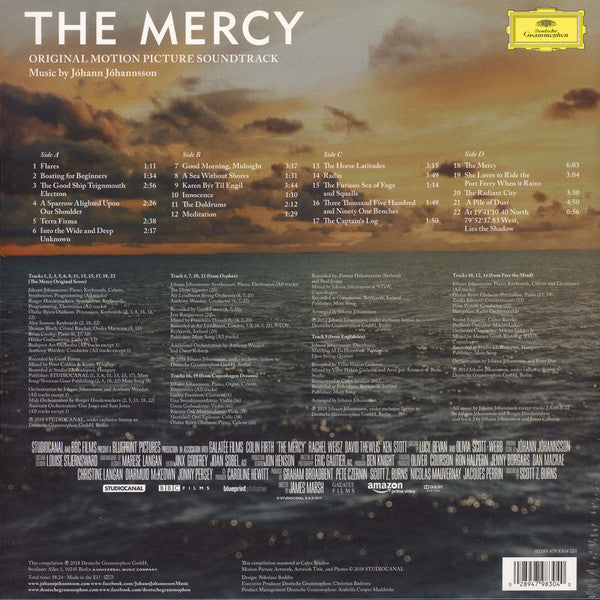 Jóhann Jóhannsson : The Mercy (Original Motion Picture Soundtrack) (2xLP, Album, 180)
