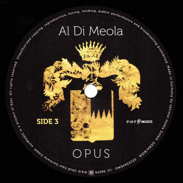Al Di Meola : Opus (2xLP, Album)