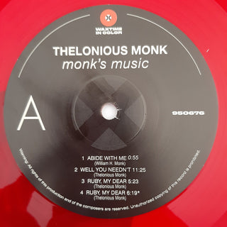 Thelonious Monk Septet : Monk's Music (LP, Album, Ltd, RE, Tra)