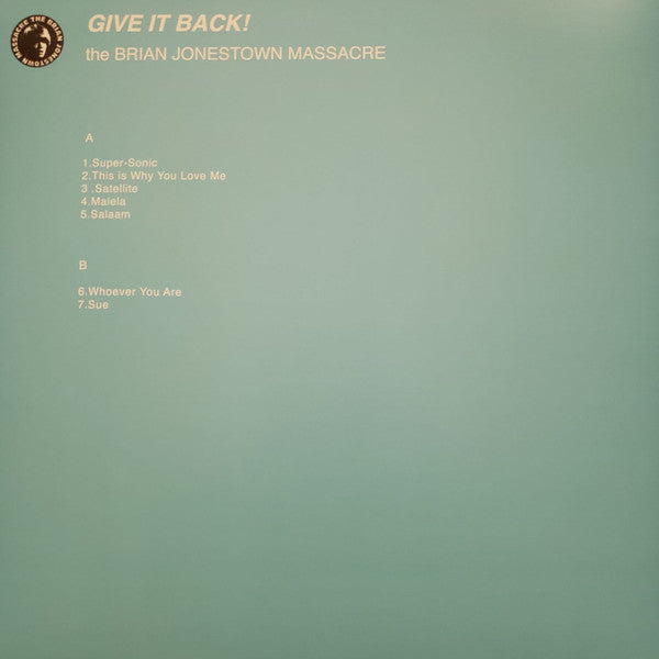The Brian Jonestown Massacre : Give It Back! (2xLP, Album, RE, RM, RP)