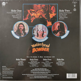 Motörhead : Bomber (LP, Album, RE, RM, 180 + 2xLP, Album, RM, 180 + Dl)