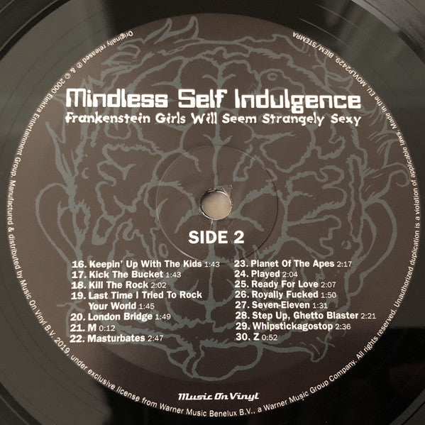 Mindless Self Indulgence : Frankenstein Girls Will Seem Strangely Sexy (LP, Album, RE, 180)