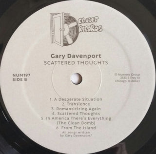 Gary Davenport : Scattered Thoughts (LP, Comp)