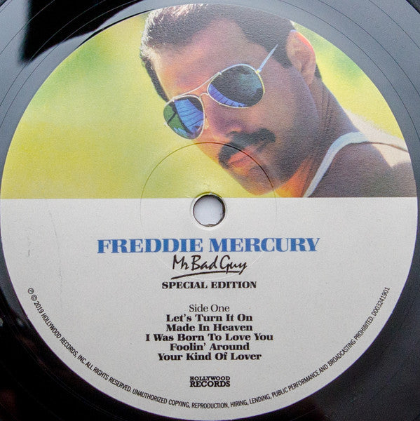 Freddie Mercury : Mr. Bad Guy (LP, Album, RE, S/Edition, 1/2)