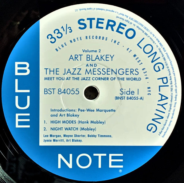 Art Blakey & The Jazz Messengers : Meet You At The Jazz Corner Of The World (Volume 2) (LP, Album, RE, 180)