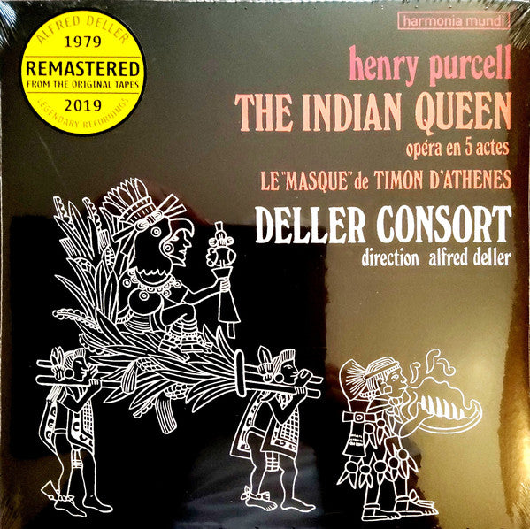 Henry Purcell - Deller Consort Direction Alfred Deller : The Indian Queen (Opéra En 5 Actes) / Le Masque De Timon D'Athènes (2xLP)