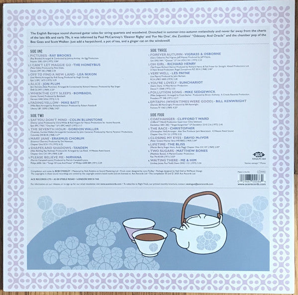 Various : Tea & Symphony (The English Baroque Sound 1968-1974) (2xLP, Comp, Mono, Blu)