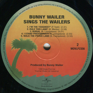 Bunny Wailer : Sings The Wailers (LP, Album, RE)