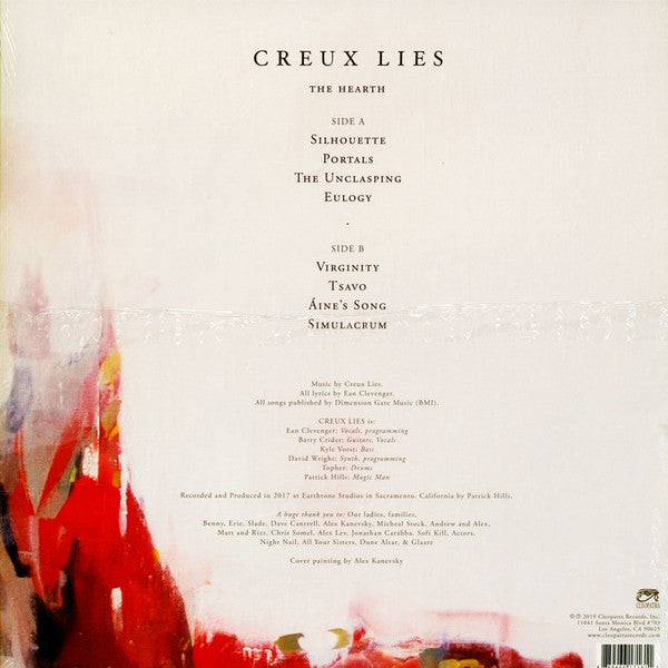 Creux Lies : The Hearth (LP, Album, Ltd, RP, Whi)