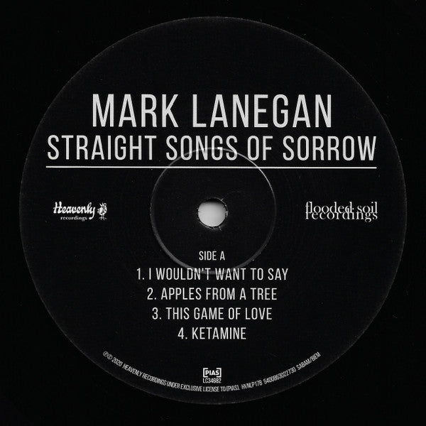 Mark Lanegan : Straight Songs Of Sorrow (2xLP, Album, 180)