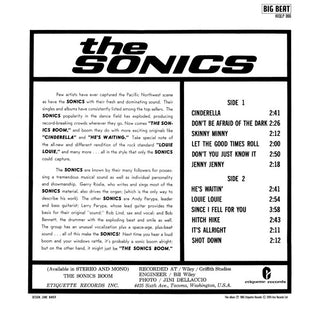 The Sonics : Boom (LP, Album, Mono, RE)