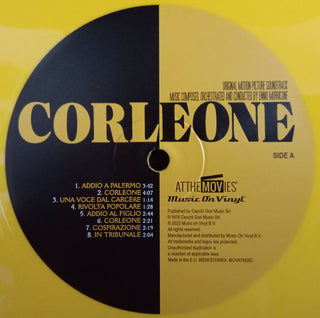 Ennio Morricone : Corleone (Original Motion Picture Soundtrack) (LP, Album, Ltd, Num, RE, Yel)