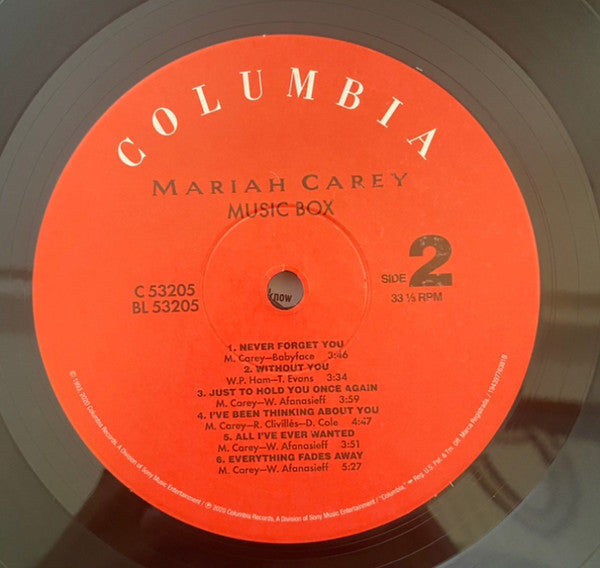 Mariah Carey : Music Box (LP, Album, RE, RM)