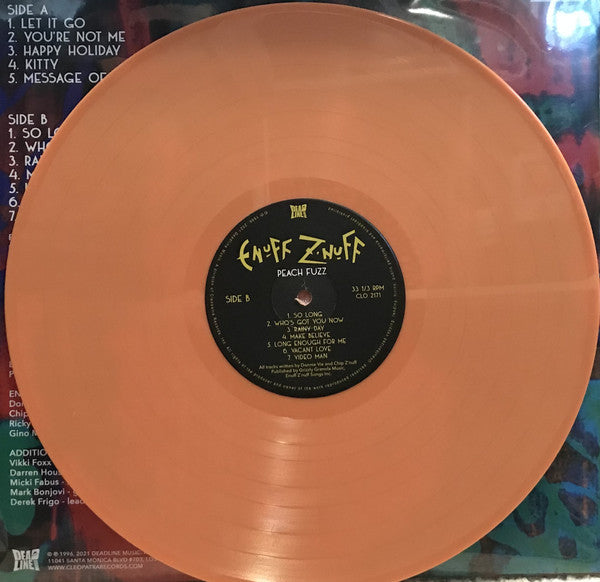 Enuff Z'nuff : Peach Fuzz (LP, Album, Ltd, RE, Pea)