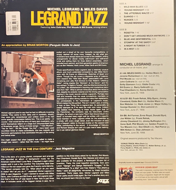 Michel Legrand & Miles Davis : Legrand Jazz (LP, Album, Ltd, RE, Red)