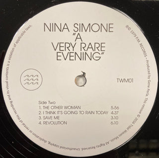 Nina Simone : A Very Rare Evening (LP, Album, Ltd, RE, RP)
