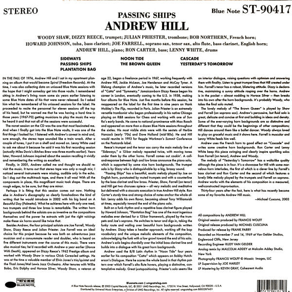 Andrew Hill : Passing Ships (LP, 180 + LP, S/Sided, 180 + Album, RE, Gat)