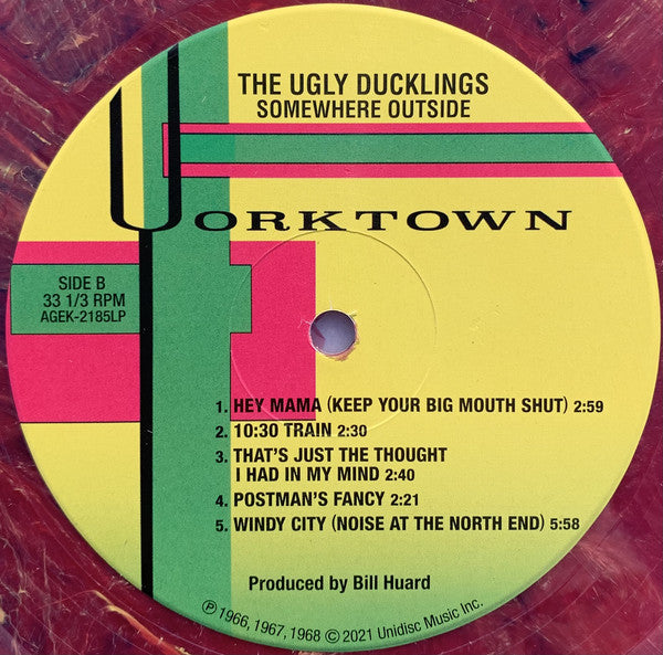 The Ugly Ducklings : Somewhere Outside (LP, Album, Ltd, Num, RE, Bur)