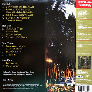 Kenny Loggins : Outside (From The Redwoods) (2xLP, Ltd, RE, RM, Gre)