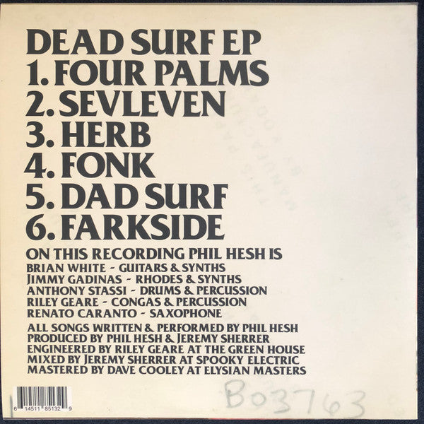 Phil Hesh : Dead Surf (12", EP)