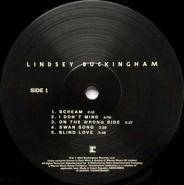 Lindsey Buckingham : Lindsey Buckingham (LP, Album)