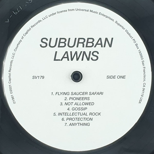 Suburban Lawns : Suburban Lawns (LP, Album, RE)