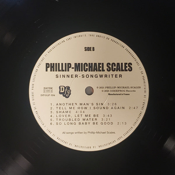 Phillip-Michael Scales : Sinner-Songwriter (LP, Album)