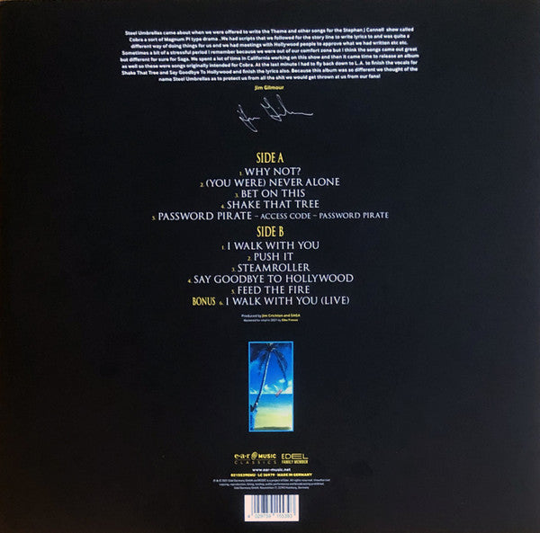 Saga (3) : Steel Umbrellas (LP, Album, RE, RM)