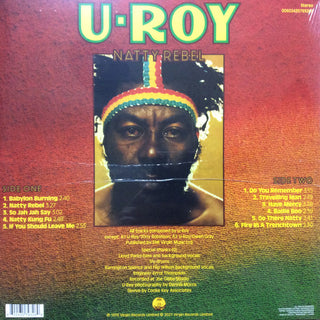 U-Roy : Natty Rebel (LP, Album, RE, S/Edition, Gre)