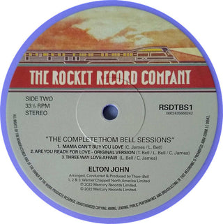 Elton John : The Complete Thom Bell Sessions (LP, RSD, Ltd, RE, Lav)