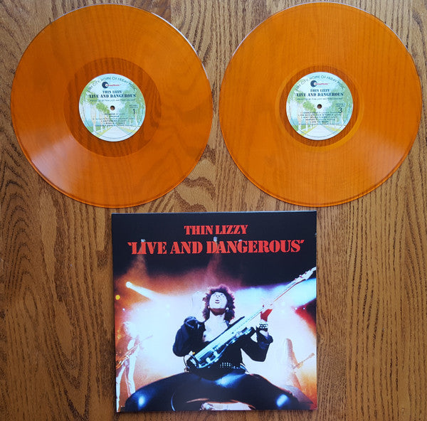 Thin Lizzy : Live And Dangerous (2xLP, Album, Ltd, RE, RM, Ora)