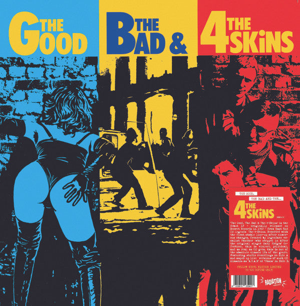 4 Skins : The Good, The Bad & The 4 Skins (LP, Album, Ltd, RE, Yel)