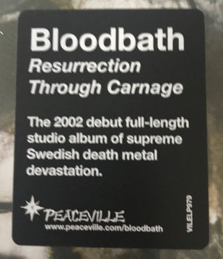 Bloodbath : Resurrection Through Carnage (LP, Album, RE)