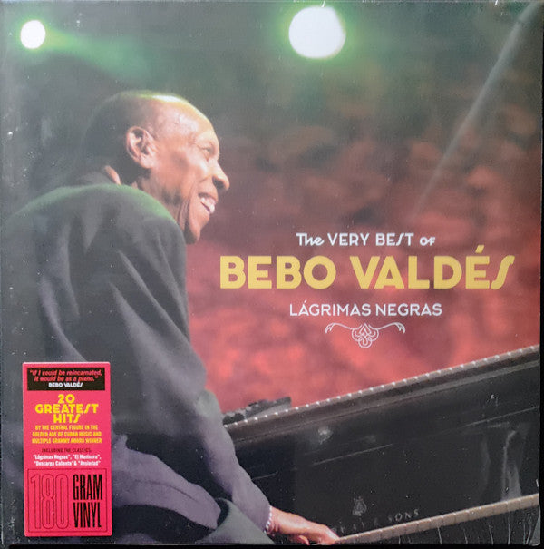 Bebo Valdés : The Very Best Of Bebo Valdés-  Lagrimas Negras (LP, Comp, 180)