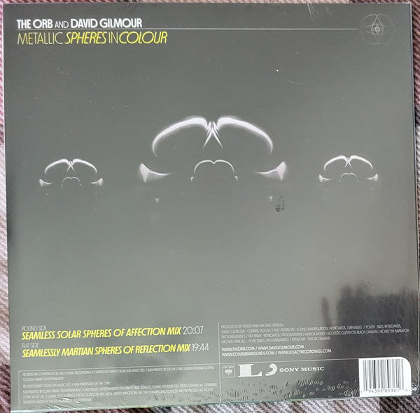 The Orb And David Gilmour : Metallic Spheres In Colour (LP, Album)
