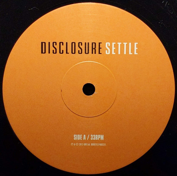 Disclosure (3) : Settle (2xLP, Album)