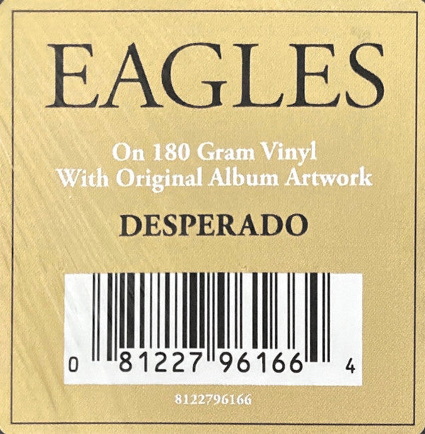Eagles : Desperado (LP, Album, RE, RM, 180)