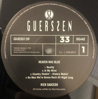 Rick Saucedo : Heaven Was Blue (2xLP, Album, RE, RM)