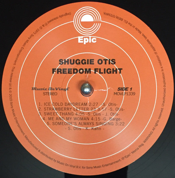 Shuggie Otis : Freedom Flight (LP, Album, RE, 180)