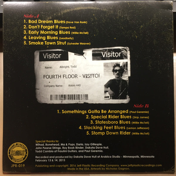 Todd Albright : Fourth Floor Visitor (LP, Album, Ltd)