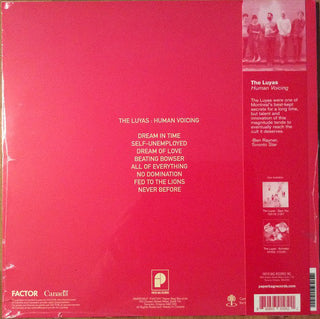 The Luyas : Human Voicing (LP, Album, Ltd, Pin)